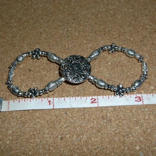 Plain and Simple Infinity Barrette handmade by Longhaired Jewels