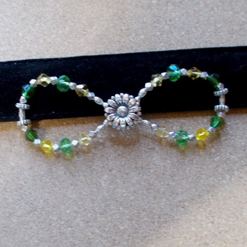 Celtic Knot Barrette handmade by Longhaired Jewels