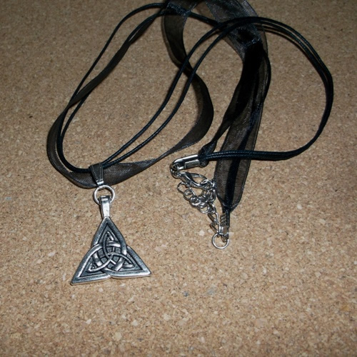 Triquetra necklace - supplied by Longhaired Jewels