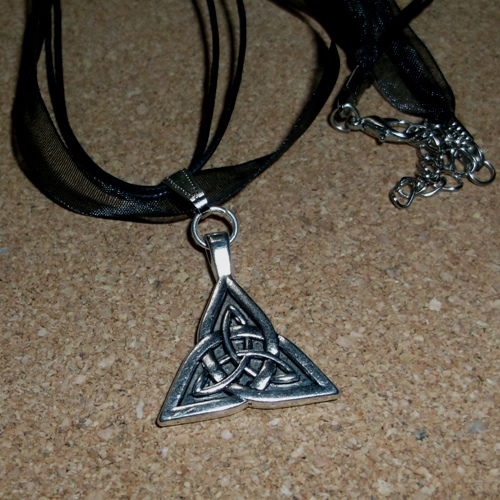 Triquetra necklace - supplied by Longhaired Jewels